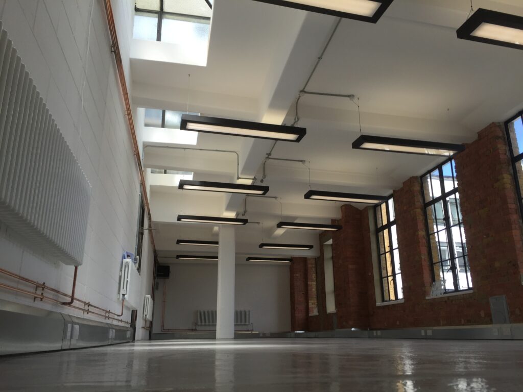 Biscuit Factory lighting